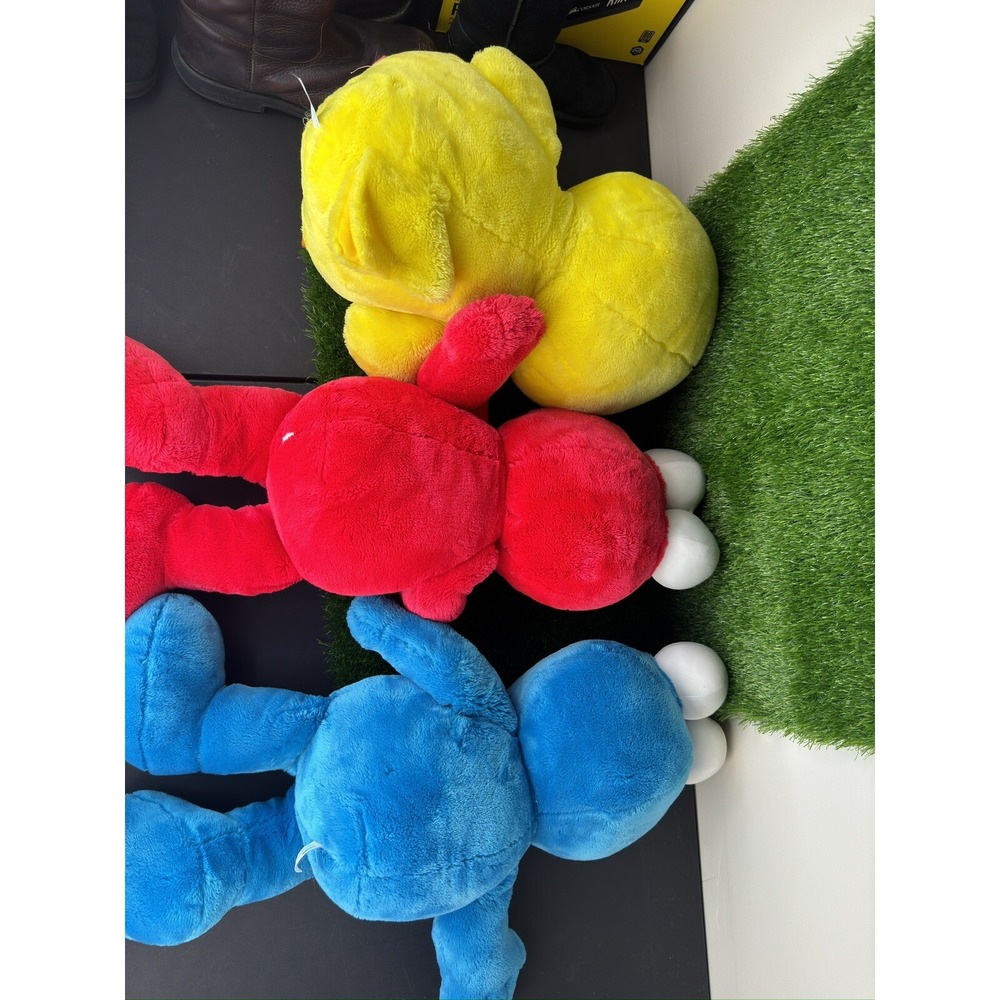 Vintage 90s Tyco Sesame Street Plush Elmo Big Bird Cookie Monster Toys Multi - Picture 4 of 6